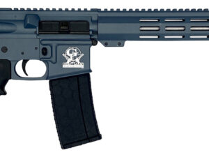 Great Lakes Firearms GL15223SSBLU AR-15  223 Wylde 30+1 16" Stainless Barrel, Blue Titanium Cerakote Receiver, Full Picatinny Rail,  Black Collapsible Stock, Polymer Grip