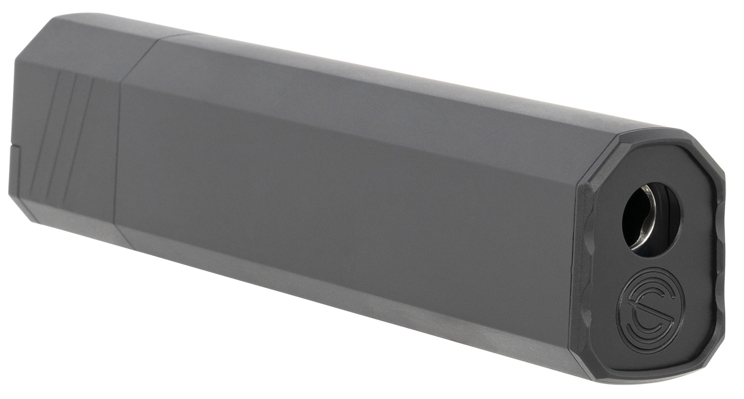 SilencerCo SU5185 Osprey 45 2.0 45 ACP 7.90", 1.30"x1.75" Diameter Black Aluminum/Stainless Steel