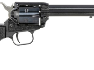 Heritage Mfg RR22MB6PG Rough Rider  22 LR/22 WMR 6 Shot, 6.50" Black Steel Barrel, Black Cerakote Zinc Alloy Frame, Black Cerakote Cylinder, Black Polymer Grip, Hammer/Thumb Safety, Exposed Hammer