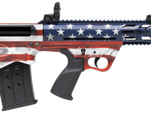 Gforce Arms GFY1USA GFY-1 USA 12 Gauge Semi-Auto 3" 5+1 18.50" Black Threaded Barrel, American Flag Aluminum Receiver w/Picatinny Rail, American Flag Bullpup Polymer Stock, Black Polymer Grip