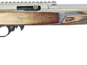 Black Rain Ordnance 22DSC Deluxe  Full Size 22 LR 10+1 16" Matte Stainless, Threaded Stainless Steel Barrel, Stainless Aluminum w/Accessory Rail Receiver, Shady Camo Boyd's Agility Stock, Right Hand