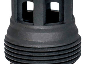 Yankee Hill 4401MB28 sRx QD Mini Muzzle Brake Black Phosphate Steel with 1/2"-28 tpi, 9mm, 1.10" OAL & 9.375" Diameter for sRx Adapters