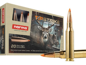 Norma Ammunition 20170362 Dedicated Hunting Tipstrike 7mm-08Rem 160gr Polymer Tip 20 Per Box/10 Case