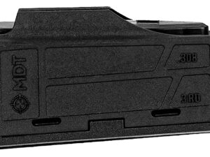 Mdt Sporting Goods Inc 105089BLK AICS Magazine  3rd Flush Fit 308/6.5 Creedmoor Short Action, Black Polymer Fits Some Chassis/Bottom Metal (MDT/XLR/KRG/GRS/CDI/Pacific Tool & Gauge)