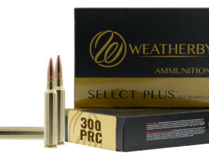 Weatherby M300P195HCB Select Plus  300PRC 195gr Hammer Custom 20 Per Box/10 Case