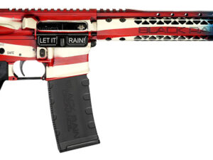 Black Rain Ordnance BROPATAMERICA Spec 15+ Patriot 5.56x45mm NATO 30+1 16", American Flag, 15" Slim M-LOK, Magpul Grip/Carbine Stock