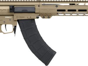 CMMG 86AD60BCT Dissent MK47 7.62x39mm 30+1 (2) 16.10", Coyote Tan Rec/15" M-Lok Handguard, Side Charging Handle, Black Side Folding Stock & Zeroed Grip, Muzzle Brake, 60/90 Ambi Safety, Adj. Gas Block