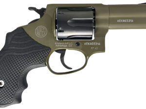 Rossi 2-RP631F-LOK RP63  Small Frame 357 Mag/38 Special +P 6rd 3" Sniper Green Cerakote Stainless Steel Barrel, Satin Stainless Cylinder, Sniper Green Cerakote Stainless Steel Frame, Black LOK Grip