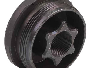 Jk Armament JK155HDM1236 HD Thread Mount Fits 1/2"x36 Stainless Steel Cerakote Black