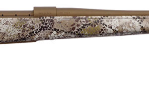 Weatherby VAP270NR4T Vanguard Badlands 270 Win 5+1 24"   Burnt Bronze Cerakote #2 Threaded Barrel, Drilled & Tapped Steel Receiver, Badlands Approach Camo Monte Carlo w/Raised Comb Synthetic Stock