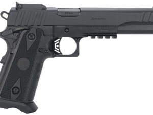 Girsan 395075 Witness2311  10mm Auto 15+1 6" Black Steel Barrel, Black Optic Ready/Serrated Steel Slide, Black Polymer Frame w/Beavertail & Picatinny Rail, Black Checkered Polymer Grip, Ambidextrous