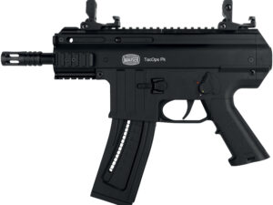 Blue Line Solutions 4150043 TacOps Pk 22 LR 22+1 5" Black Anodized Steel Barrel, Picatinny Rail Receiver, Black Aluminum Frame w/Picatinny Rail