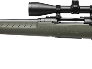 Savage Arms 32192 Axis 2 XP Combo 30-06 Springfield 4+1 22" Black Sporter Barrel, Black Drilled & Tapped Steel Receiver, Fixed OD Green Synthetic Stock, Left Hand, Boresighted 3-9x40mm