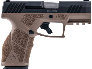 Taurus 1-GX2931B-10 GX2  9mm Luger 10+1 3.37" Matte Stainless Steel Barrel, Matte Black Serrated Stainless Steel Slide, Brown Polymer Frame w/Picatinny Rail, Polymer Grip