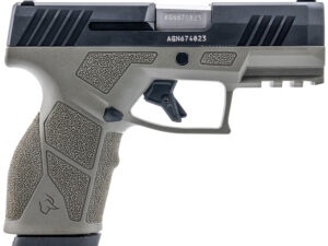 Taurus 1-GX2931O GX2  9mm Luger 13+1 3.37" Matte Stainless Steel Barrel, Matte Black Serrated Stainless Steel Slide, OD Green Polymer Frame w/Picatinny Rail, Polymer Grip