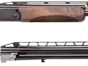 Charles Daly 930410 202 Unsingle Combo 12 Gauge Break Open 2.75" 2rd 32" Black Over/Under Vent Rib Barrel, Black Steel Receiver, Adj Cheek Riser Walnut Wood Stock