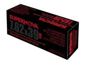 Supernova PMSN762R Red Tracer  7.62mm 110 gr Full Metal Jacket 20 Per Box/ 50 Cs