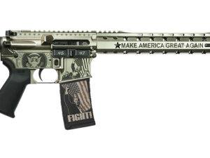 Black Rain Ordnance 24111203S Trump FX Custom Limited Edition 5.56 NATO 30+1 Silver Spec 15