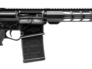 Patriot Ordnance Factory 02358  LMR Base 308 Win 10+1 16.50" Black Aluminum Receiver A2 Style Grip
