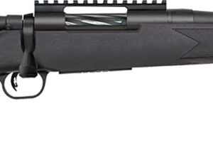 Mossberg 28227 Patriot Carbine 22-250 Rem 5+1 18" Matte Blued Threaded Bull Barrel, Matte Blued Picatinny Rail Receiver, Black Fixed Synthetic Stock