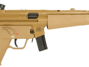 HK 810010799mm Luger 10+1 8.86" Black Navy-Style Threaded Barrel, Flat Dark Earth Receiver, FDE Polymer Grip, 2 Magazines
