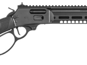 Smith & Wesson 14193 1854 Stealth Hunter 44 Rem Mag 8+1 16.30" Black Armornite Threaded Barrel, Black Anodized Aluminum Receiver w/Picatinny Rail, Fixed w/Textured Grip Panels Black Synthetic Stock