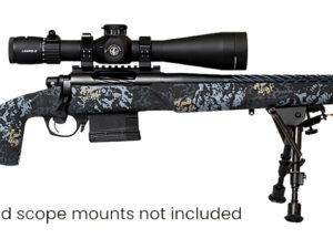 Iota Outdoors RF017S112214T19 Vandal Prime 6.5 Creedmoor 22" Black Spiral Fluted Threaded Barrel, Drilled & Tapped Receiver, Textured Iota EKO Carbon Fiber Stock