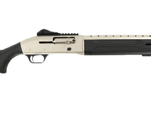 Tokarev USA 21000423 T300M A1 Kit 12 Gauge Semi-Auto 3" 5+1 18.50" Electroless Nickel Ventilated Heat Shield Barrel, Electroless Nickel Receiver w/Picatinny Rail, Fixed Black Polymer Stock