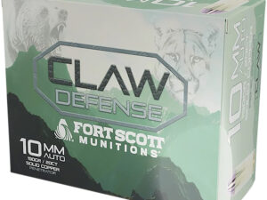 Fort Scott Munitions 10MM190SCVFNCD Claw Defense  10mm 190gr 20 Per Box/25 Case