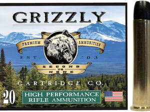 Grizzly Ammo GC45/701   45-70Gov 405gr Round Nose Flat Point 20 Per Box/10 Case