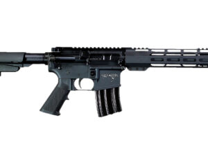 Alexander Arms PHI50ST Highlander  50 Beowulf 7+1 12" Black Fluted Threaded Barrel, Black Anodized Picatinny Rail Receiver, SB Tactical SBA3 Brace, Black Ergo Grip