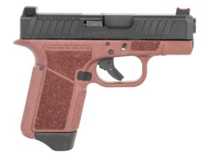 Gforce Arms GF932512CB Rapture  Sub-Compact Frame 9mm Luger 12+1 3.25" Black Steel Barrel, Black Steel Optic Cut/Serrated Slide, Red Cerakote Polymer Frame, Shield RMSc/RMR Footprint