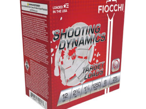 Fiocchi 12SD18X8 Shooting Dynamics  12Gauge 2.75" 1 1/8oz 8Shot 25 Per Box/10 Case