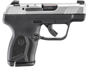 Ruger 13754 LCP Max *CA Complaint 380 ACP 10+1 2.80" Black Oxide Alloy Steel Barrel, Matte Stainless Steel Serrated Slide, Black Polymer Frame, Textured Grip