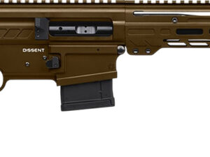 CMMG 55A520BMB Dissent BR4 5.56x45mm 10+1 16.10" Black Nitride Threaded Barrel, Midnight Bronze Cerakote Aluminum Receiver w/Picatinny Rail, M-LOK Handguard, Magpul Fixed Black Polymer Stock