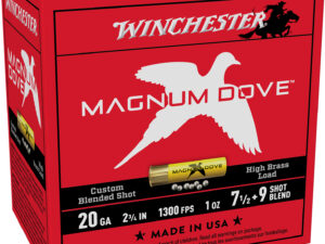 Winchester Ammo MD2079 Magnum Dove  20Gauge 2.75" 1oz 7.5/9Shot 25 Per Box/10 Case