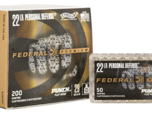 Walther Arms PD22L1 Punch  22LR Flat Nose 200 Per Box/10 Case