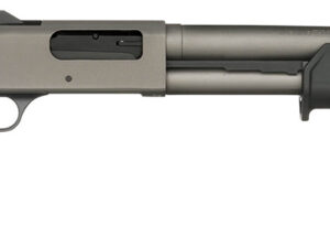 Mossberg 50795 590A1 Pro 6+1 18.50" Tungsten Gray Cerakote Barrel & Steel Drilled & Tapped Receiver, Magpul SGA Synthetic Stock