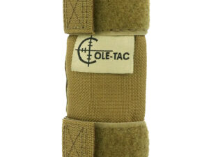 Cole-tac BPC102 Baby Python Suppressor Cover Fits 5" Long Cordura Nylon Coyote Brown