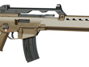 HK 81001321 G36  22 LR 20+1 18.13" Black Barrel w/Flash Suppressor, Flat Dark Earth Receiver w/Picatinny Rail, Flat Dark Earth Folding Synthetic Stock, Polymer Grip