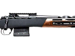Horizon Firearms HRFMAX22CM18R Venatic Max 22 Creedmoor 5+1 18"  Nano Flat Black Fluted Threaded Barrel, Black DLC Aluminum Receiver w/Picatinny Rail, Woox Furiosa Aluminum/Wood Stock, Right Hand