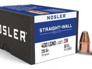 Nosler 38066 Straight Wall  400Legend 215gr Power Point 50CT