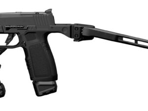 Tyrant CNC TDP365TWSBLK   Black Aluminum/Polymer Folding Fits Sig P365