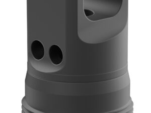 Breek Arms BRK4431 Echo Single Port Plan B Black Nitride Steel 5/8"x24 Threads 30 Cal