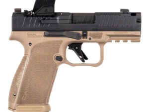 Canik HG8328BDVN Mete MC9 Prime w/Optic Sub-Compact Frame 9mm Luger 17+1 3.64" Black Black Steel Serrated Slide, Flat Dark Earth Polymer Frame w/Picatinny Rail, Textured Grip, MeCanik M04 Red Dot