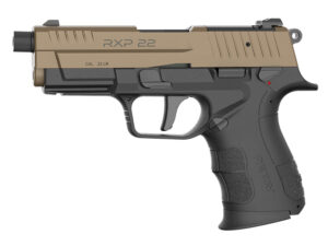 Retay USA RXP22BLKFDES10TH RXP 22 LR 10+1 4" Threaded Barrel, Flat Dark Earth Cerakote Optic Ready/Serrated Slide, Black Cerakote Polymer Frame w/Accessory Rail, RMR/RMSc Footprint