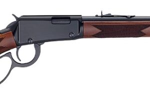 Henry H001PG22 Western 22 S/L/LR 15/17/21+1 18.50" Blued Round Barrel, Black Aluminum Grooved Receiver, American Walnut Fixed w/Pistol Grip Stock