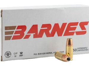 Barnes Bullets 32528   9mmLuger 115gr Semi Jacketed Hollow Point 20 Per Box/10 Case