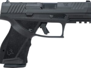 Taurus  TX 9  Compact 9mm Luger 15+1 4" Black Barrel, Black Nitride Alloy Steel Optic Ready/Serrated Slide, Black Stainless Steel Frame w/Picatinny Rail, Interchangeable Backstrap Grip