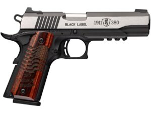 Browning 051124492 1911 Black Label Medallion Pro 250 Full Size Frame 380 ACP 8+1 4.25"